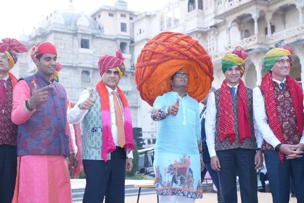 G20 delegates with Pawan Vyas