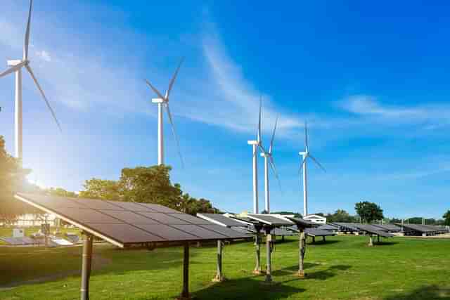 Wind-Solar Hybrid Project (Representative Image)