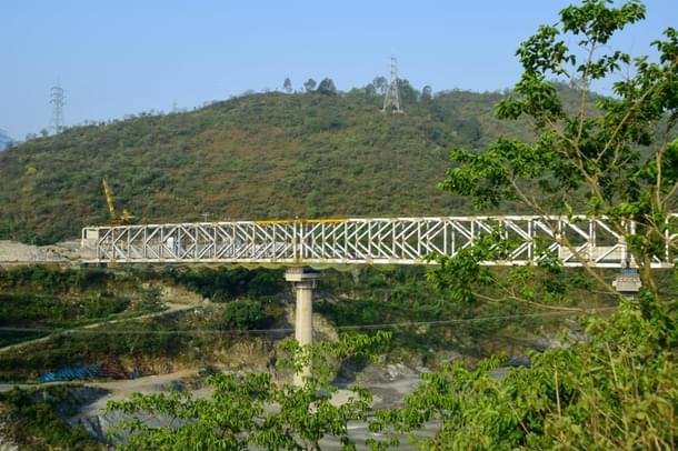 A bridge is being constructed.
