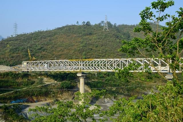 A bridge is being constructed.
