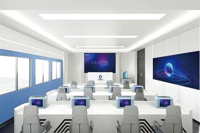A vision of the future: A classroom equipped with a quantum computer for every student, just as today's smart classrooms have laptops