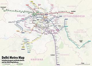 Delhi Metro Map 