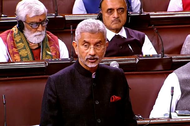 EAM Dr S Jaishankar in the Rajya Sabha
