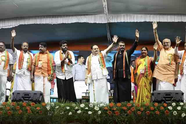 JP Nadda's rally in Coimbatore