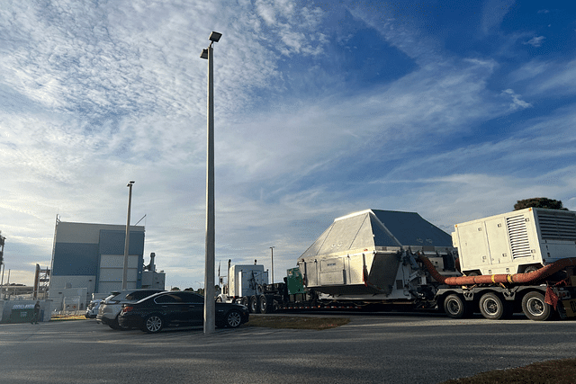 NASA's Orion spacecraft has returned to Kennedy. (Photo: NASA's Kennedy Space Center/Twitter)