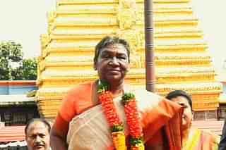 President Droupadi Murmu at Srisailam Temple Complex.