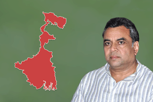 Actor Paresh Rawal at the centre of a row.