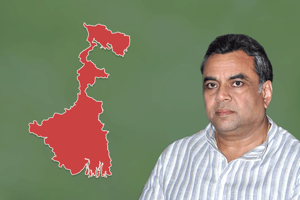 Actor Paresh Rawal at the centre of a row.