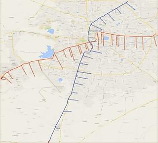 Nagpur Metro Phase I Route Map