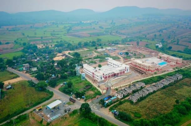 Aerial view of Eklavya Model Residential School at Bayyaram in Telangana (Ministry of Tribal Affairs)