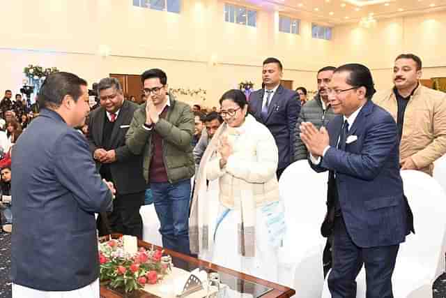 Mamata Banerjee, at the Shillong AITC first party workers' convention.