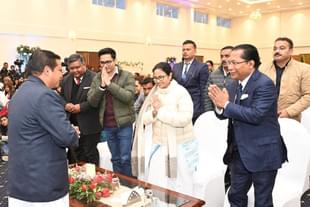 Mamata Banerjee, at the Shillong AITC first party workers' convention.