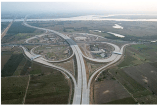 Clover Interchange near Bharuch, Gujarat