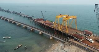 New pamban railway bridge reaching final stages of construction (Indian Railways)