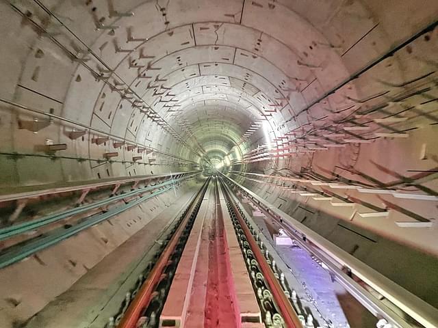 Underwater tunnel for  East West Metro Corridor in West Bengal.