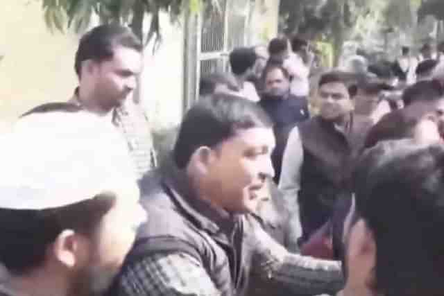 A still from a video of the incident.
