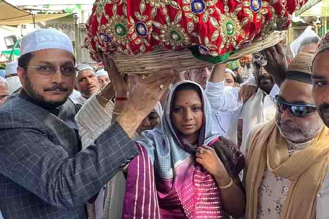 K Kavitha at Ajmer Sharif Dargah (@RaoKavitha/Twitter)