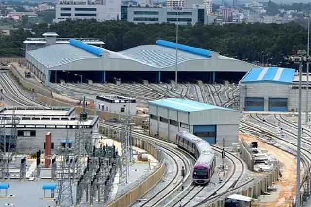 Baiyappanahalli Metro Depot. (URC India).