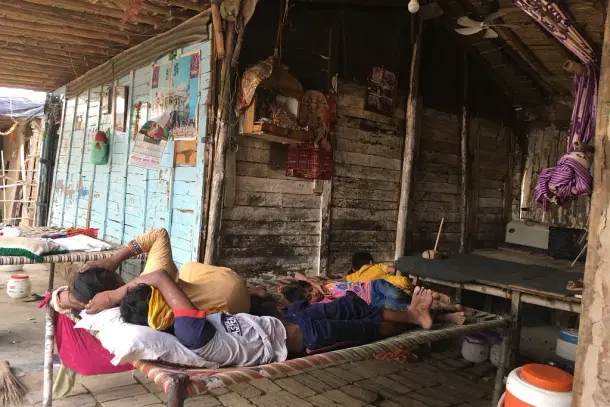 A picture of the camp clicked in 2018