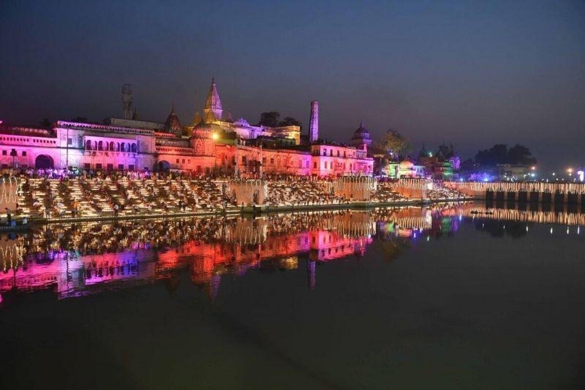 The Saryu river in Ayodhya.