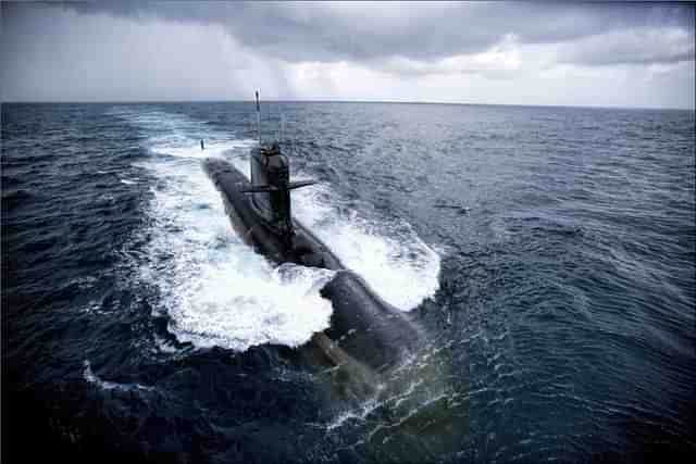 Scorpene class submarine INS Kalvari.