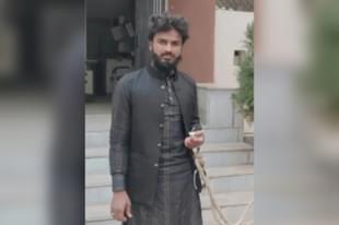 The accused cleric after his arrest