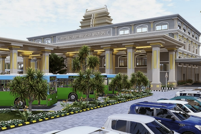 Terminal Building of Rameswaram Station.