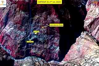 Joshimath land crisis: Satellite image