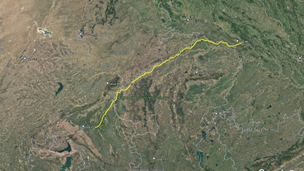 Proposed Alignment of Chambal Expressway