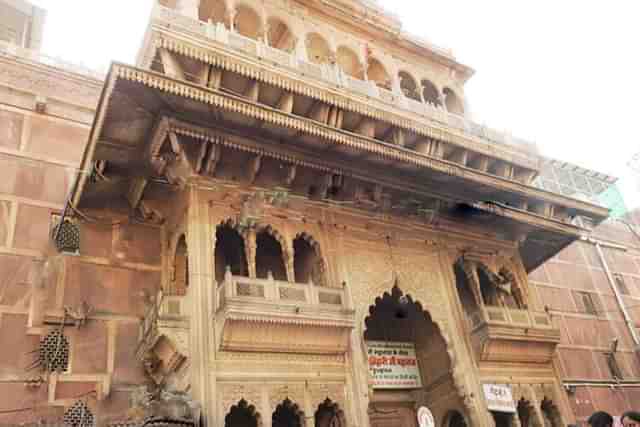 Banke Bihari Temple, Vrindavan. (Twitter)