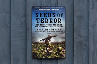 The book cover for 'Seeds of Terror' by Gretchen Peters