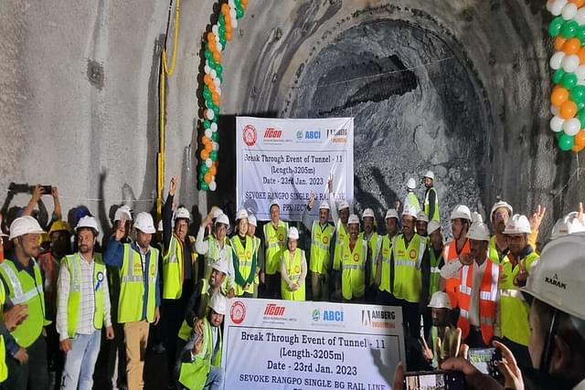 Sivok-Rangpo Project - Breakthrough Of Longest Tunnel (Via Twitter)