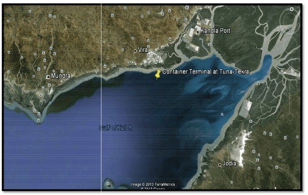 Location of Tuna Container Terminal.
