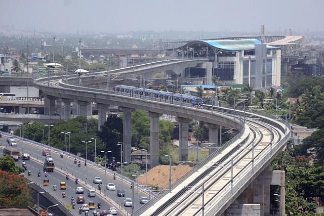The Chennai Metro. (Getty Images)
