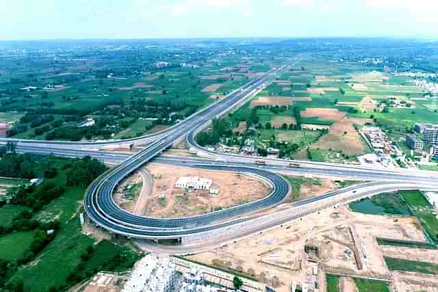 The Delhi-Mumbai Expressway. (Nitin Gadkari/Twitter)