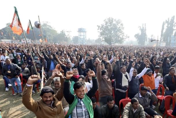 A BJP public meeting in Meghalaya (Twitter)