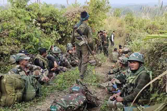 The Assam Rifles patrol party