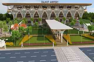 Perspective Image of Greenfield Rajkot Airport.