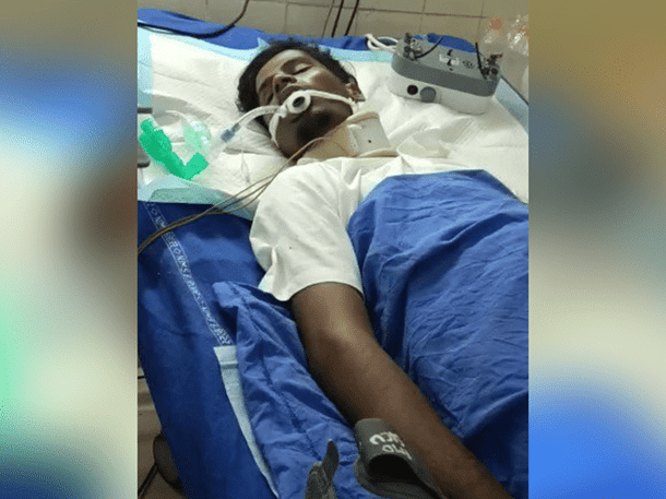 Rizwan when in the hospital