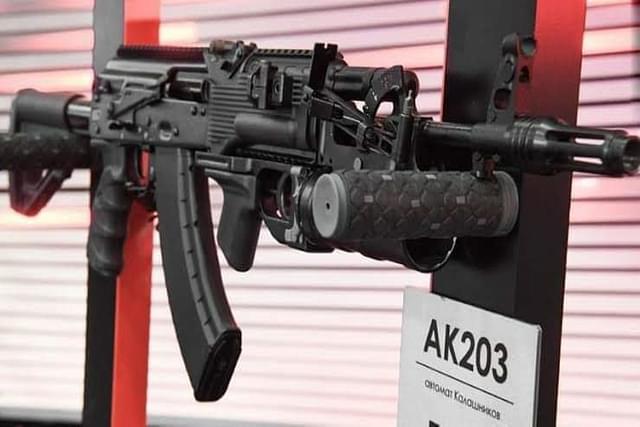 The Kalashnikov AK-203 assault rifle. (Representational image).