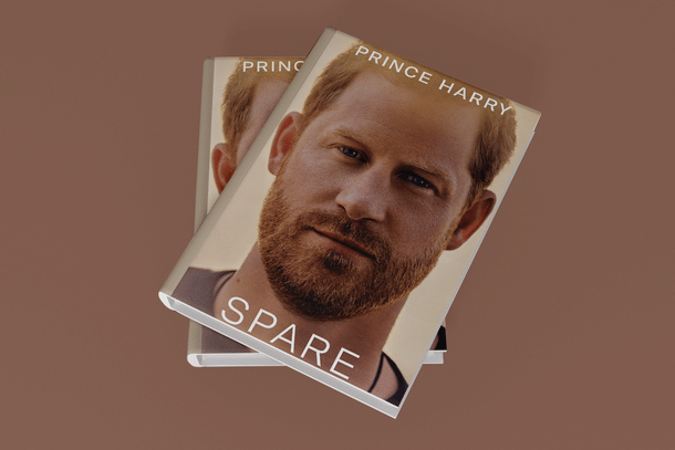 The cover of Prince Harry's book, 'Spare'.