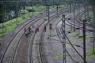 Railways Gangmen at work. 
(Representational image).