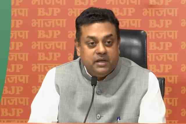 BJP MP Sambit Patra (Pic via Twitter)
