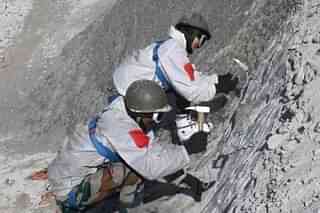 Capt Shiva Chauhan during a training session at Siachen Battle School.