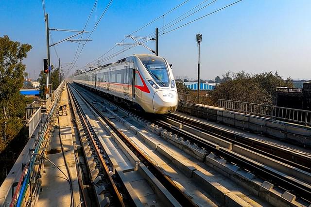 The RRTS is a new, rail-based, high-speed, and high-frequency transit system. (Representative Image)