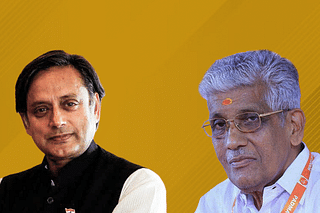 Shashi Tharoor and G Sukumaran Nair.