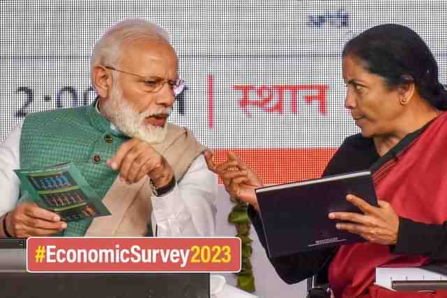 Prime Minister Narendra Modi and Finance Minister Nirmala Sitharaman.