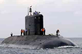 INS Sindhuvijay, a Sindhughosh-class (Kilo-class) submarine. 