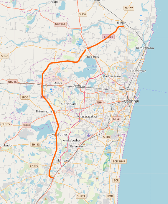 Outer Ring Road Chennai( Wikimedia Commons)