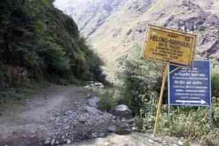 Under the Char Dham project, the Helang-Marwari bypass is being constructed, at around 13 km from Joshimath.